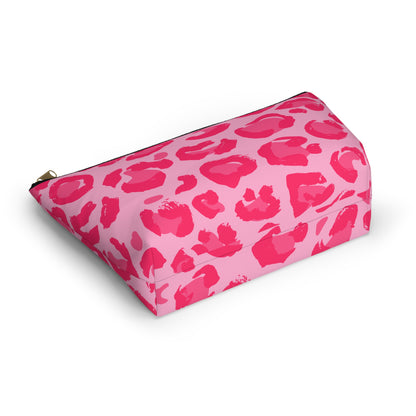 Pink Cheetah Print Accessory Pouch