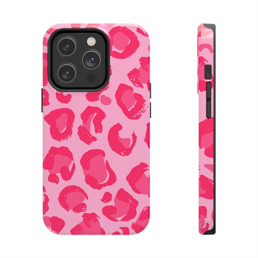 Pink Cheetah Print iPhone Cases