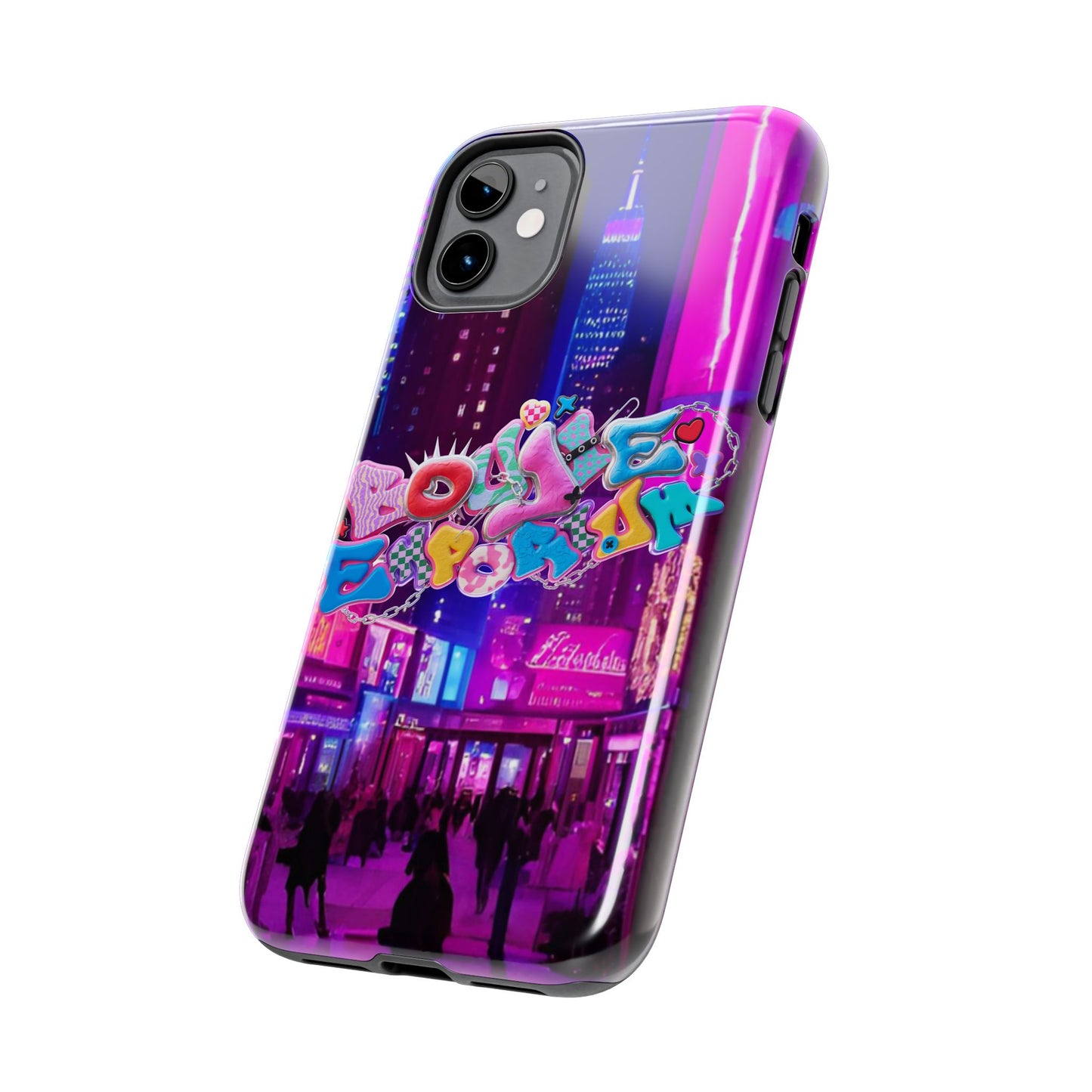 Boujie Emporium Logo City View iPhone Cases