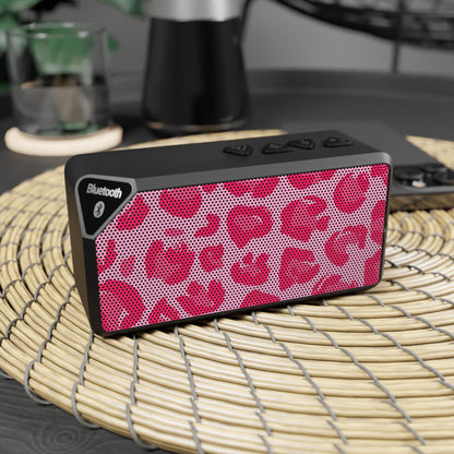 Pink Cheetah Print Bluetooth Mini Speaker