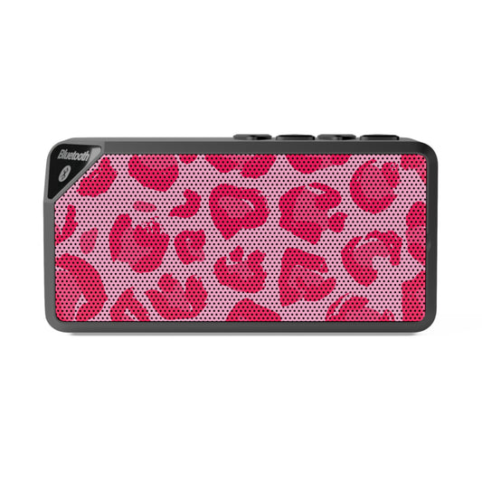 Pink Cheetah Print Bluetooth Mini Speaker