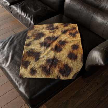 Cheetah Print Polyester Blanket