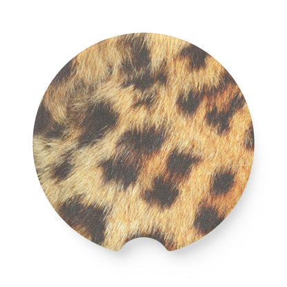 Cheetah Print Car Coasters