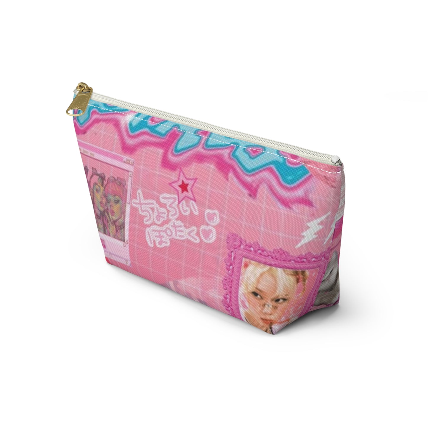 Pink Kawaii Inspired Accessory Pouch