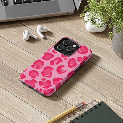 Pink Cheetah Print iPhone Cases