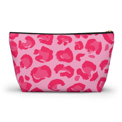 Pink Cheetah Print Accessory Pouch