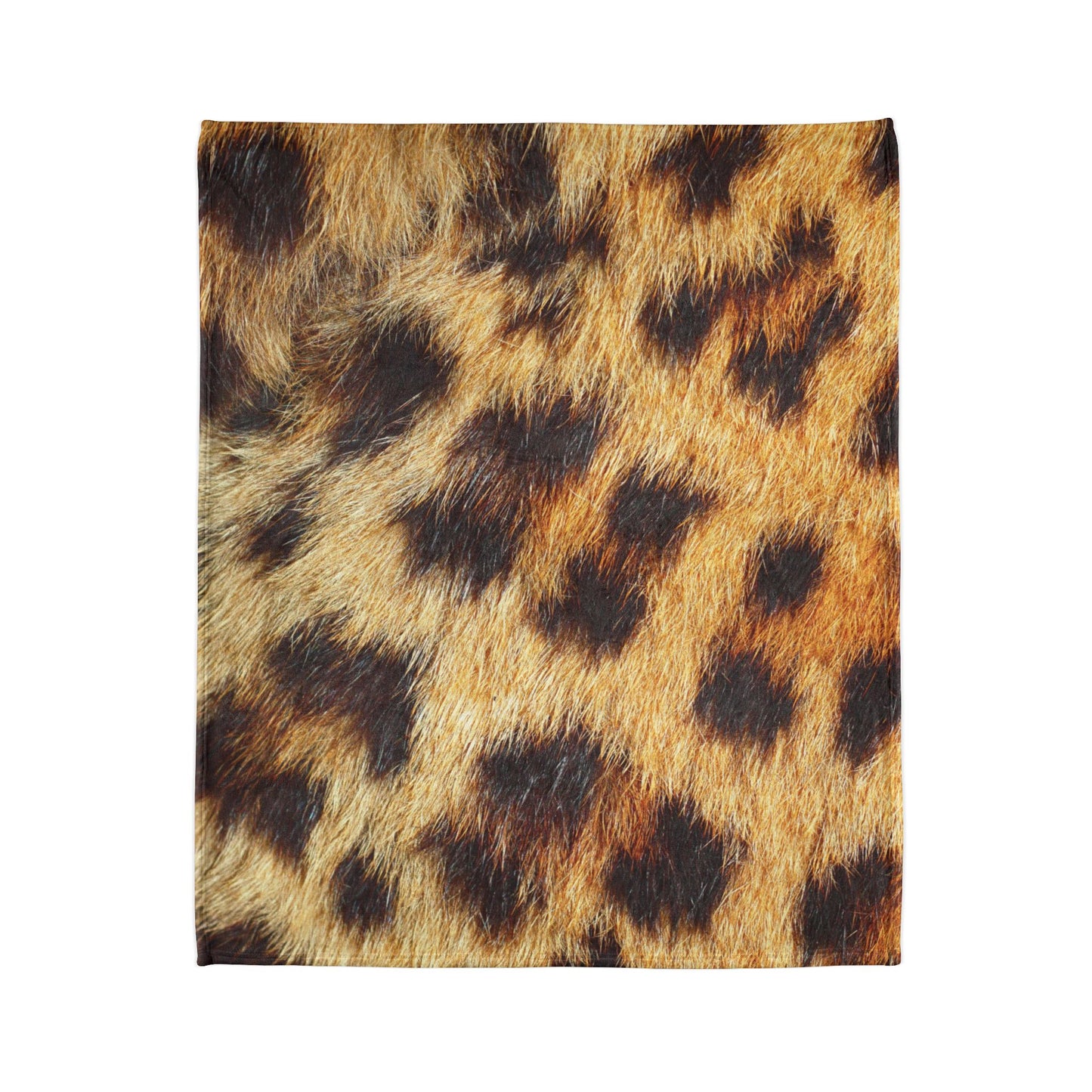 Cheetah Print Polyester Blanket