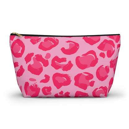 Pink Cheetah Print Accessory Pouch