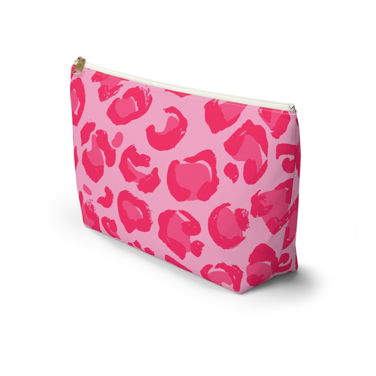 Pink Cheetah Print Accessory Pouch