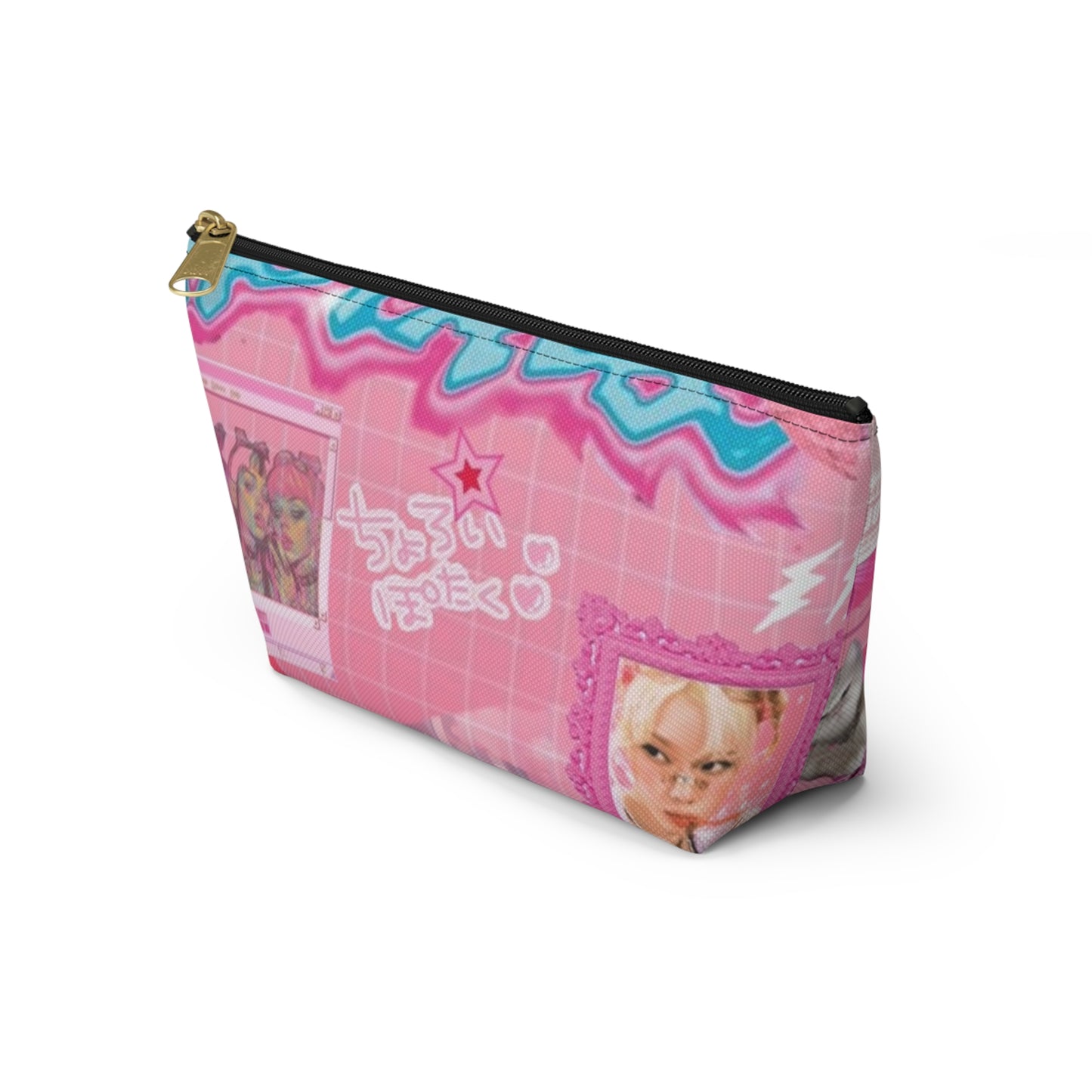 Pink Kawaii Inspired Accessory Pouch