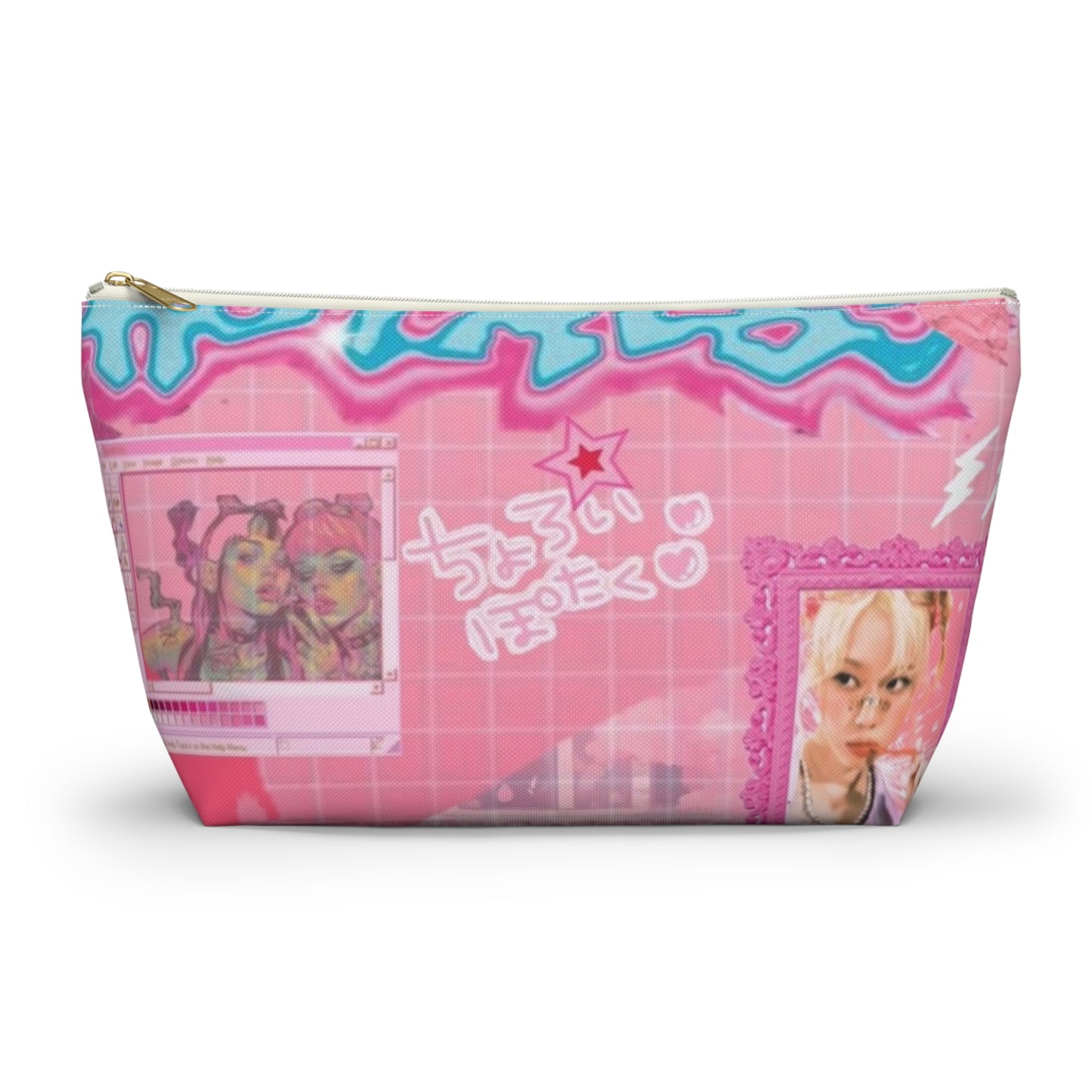 Pink Kawaii Inspired Accessory Pouch