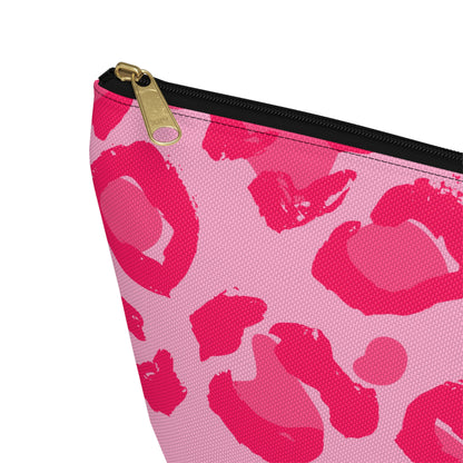 Pink Cheetah Print Accessory Pouch